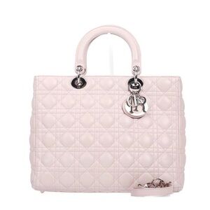 Dior Blush Quilted Satchel
